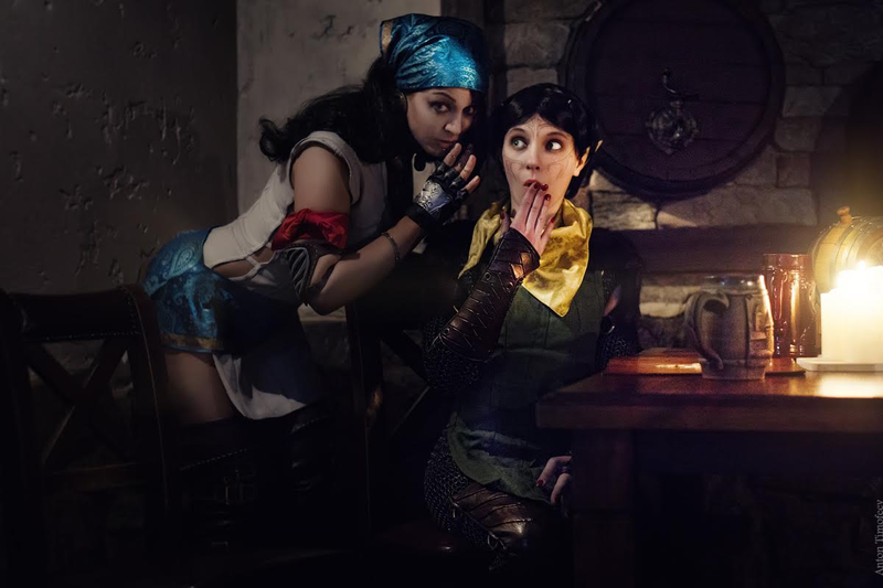 Illustration for article titled Dragon Age Cosplay Gets Hammered, Makes Out
